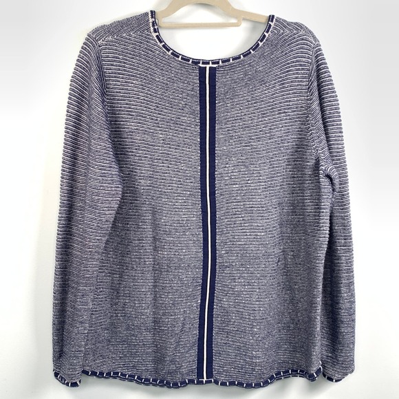 Cecil Damen Womens XXL‎ Blue/White Striped Pullover - Picture 6 of 7